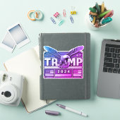 Sticker TRUMP 2024 avec un aigle (Couverture iPad)
