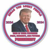 Sticker Trump 2024 Kennedy Musk Vance Vote (Devant)