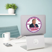 Sticker Trump 2024 Kennedy Musk Vance Vote (Ordinateur portable sur le bureau)