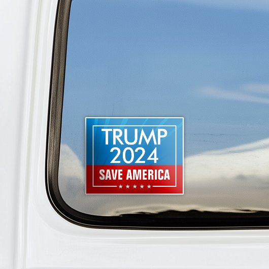 Sticker Trump 2024 Save America Graphic