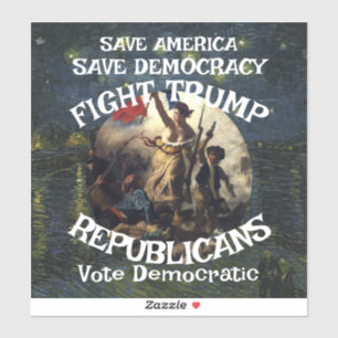 Sticker Trump 2030 2031 Parti républicain 2032 2033 2034 X