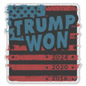 Sticker Trump a gagné 2024 (Devant)