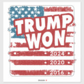 Sticker Trump a gagné 2024 (Feuille)