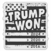 Sticker Trump a gagné 2024 (Devant)