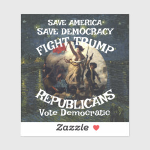 Sticker Trump Doigt de poulet Jésus Parti républicain de l