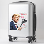 Sticker Trump : Encore plus d'années de grandeur ! (Sur valise)