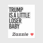 Sticker Trump est un petit bébé perdu (Feuille)