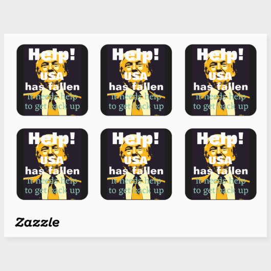 Sticker Trump/Help (Feuille)