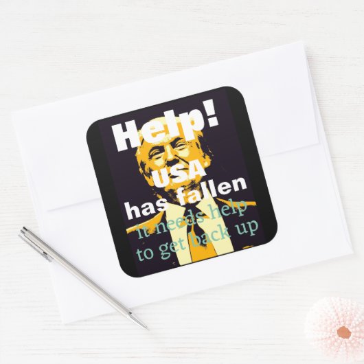 Sticker Trump/Help (Enveloppe)