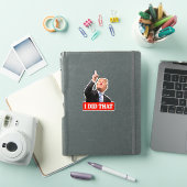 Sticker Trump J'ai fait ce drôle anti-trump (Couverture iPad)