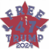 Sticker Trump LIBRE (Devant)