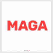 Sticker Trump Maga 2024 (Feuille)