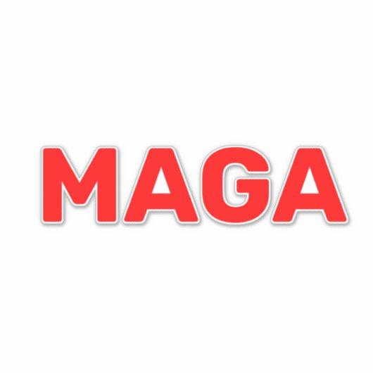 Sticker Trump Maga 2024 (Devant)