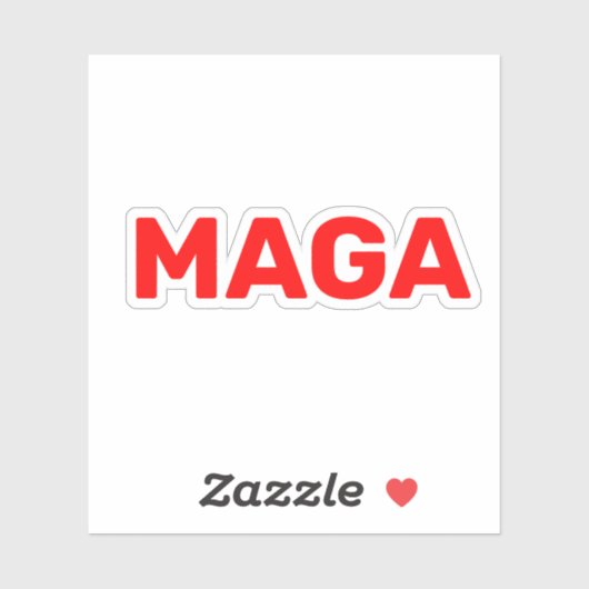Sticker Trump Maga 2024 (Feuille)