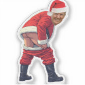 Sticker trump santa  Donald Trump Statue  (Devant)