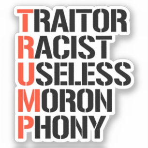 Sticker Trump Traitor