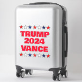 Sticker Trump Vance 2024 (Sur valise)