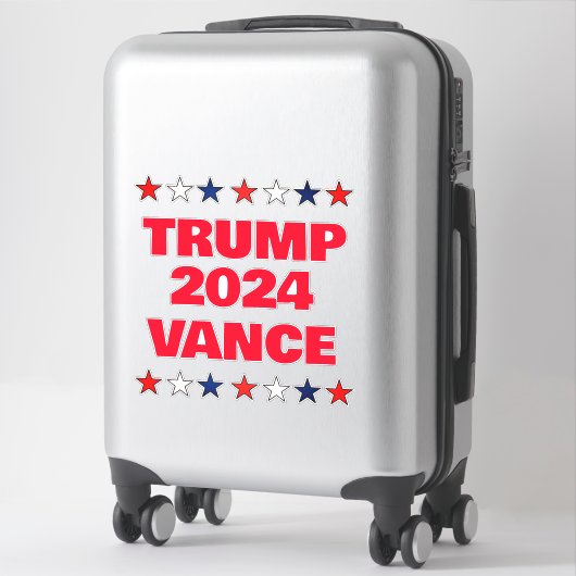 Sticker Trump Vance 2024 (Sur valise)