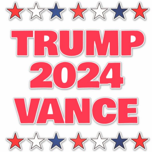Sticker Trump Vance 2024 (Devant)