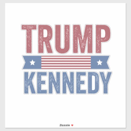 Sticker Trump Vance Kennedy reprend l'Amérique (Feuille)