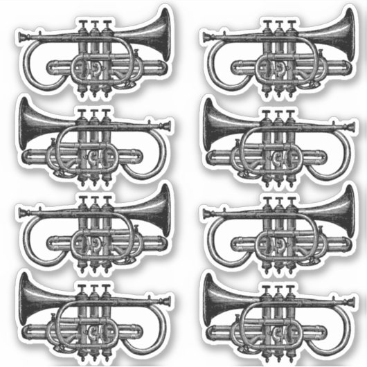Sticker Trumpets (Devant)