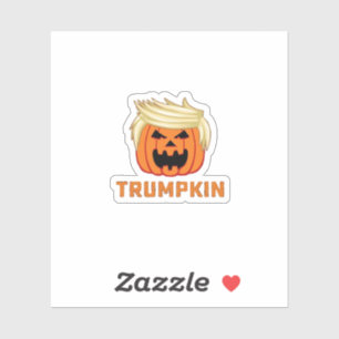 Sticker Trumpkin - Drôle Slogan de parodie