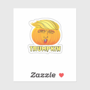 Sticker Trumpkin - Effrayant bon Citrouille