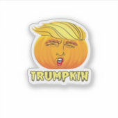 Sticker Trumpkin - Effrayant bon Citrouille (Devant)