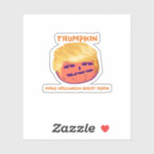 Sticker Trumpkin, Rendre Halloween Grand Encore Et Encore (Feuille)