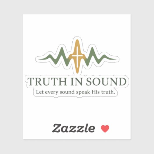 Sticker Truth in Sound Official Merch (Feuille)