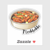 Sticker Tteokbokki coréen (Feuille)
