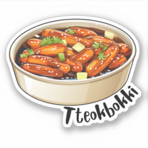 Sticker Tteokbokki coréen