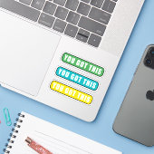 Sticker Tu As Ça (Ordinateur portable avec iPhone)