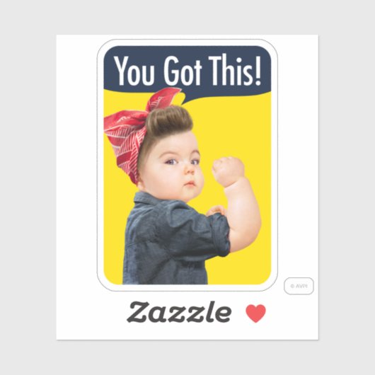 Sticker Tu As Ce Bébé (Feuille)