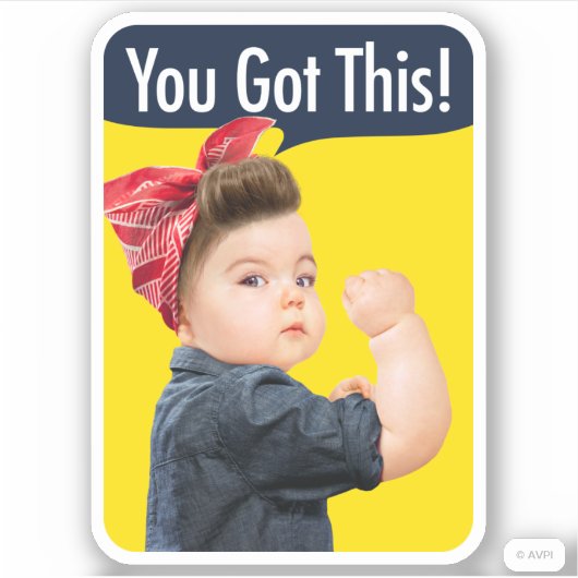 Sticker Tu As Ce Bébé (Devant)