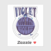 Sticker Tu deviens Violet, Violet ! (Feuille)