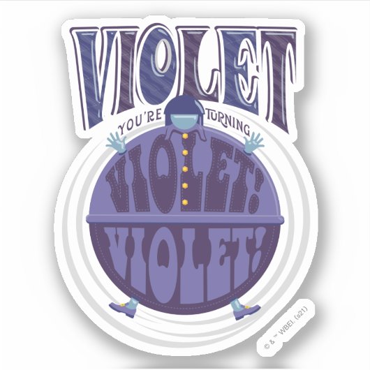 Sticker Tu deviens Violet, Violet ! (Devant)