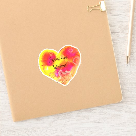 Sticker Tu Es Un Coeur Amoureux (Carnet)