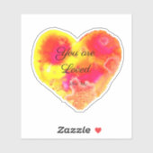 Sticker Tu Es Un Coeur Amoureux (Feuille)