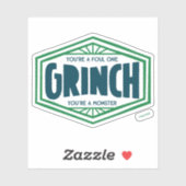 Sticker Tu es un fou (Feuille)