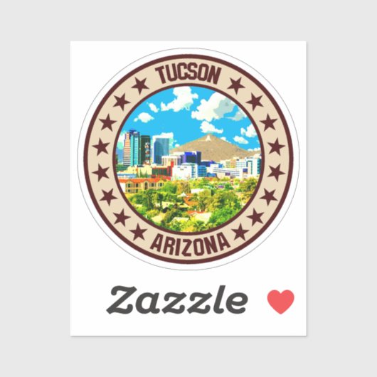 Sticker Tucson (Feuille)