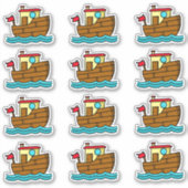 Sticker Tugboat Cute (Devant)