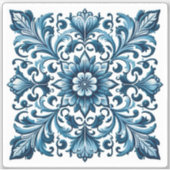 Sticker Tuile bleue portugaise (Devant)