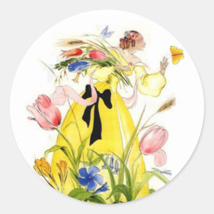  Sticker tuin dame bereiken voor vlinder
