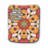 Sticker Tulips Bouquet Motif (Devant)