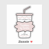 Sticker Tumbler Signature Rose (Feuille)