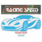 Sticker Turbo Racing Speed Car – Performance Auto Art (Devant)