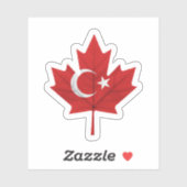 Sticker Turc Canadien (Feuille)