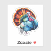 Sticker Turc Vibrant Pride Art classique T-shirt (Feuille)