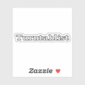 Sticker Turntablist (Feuille)